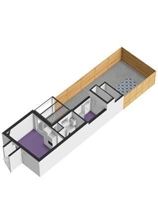 Floorplan - Dorpsstraat 67, 3284 AC Zuid-Beijerland
